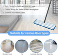 3 Pack Mop Heads Replacements Compatible for Ocedar Dual-Action Microfiber Flip Mop, Double Sided Mop Replace Head Mop Refills with Microfiber &