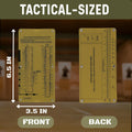 Mrad Slide Rule Calculator to Use with Dope Book, Dope Card Chart - Ballistic Calculator for Scope and Rifle Long Range Shooting, Hunting and