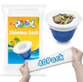 40-Pack Pool Skimmer Socks, Ultra Fine Mesh for Hair, Debris and Leaves 40 Pack