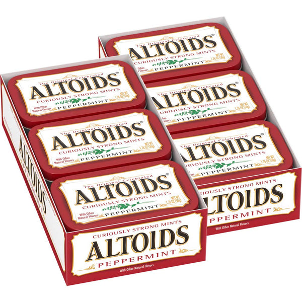 Altoids Classic Peppermint Breath Mints, 1.76 Ounce (Pack of 12) 1.76 Ounce (Pack of 12) Peppermint
