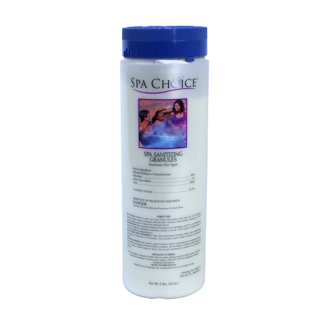 Spachoice 2-Pounds Premium Spa Sanitizing Granules, Spa Chlorine Granules for Ho