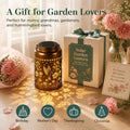 Solar Lanterns Outdoor Waterproof Hummingbird Garden Decor Gifts for Women Mom Grandma Hanging Solar Lights Metal Solar Decoration outside for