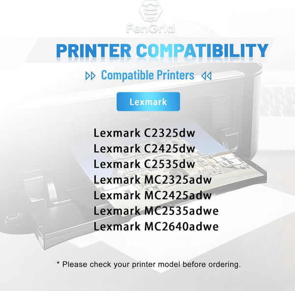 C231H C2325 Toner Cartridge C231HK0 C231HC0 C231HM0 C231HY0 for C2325Dw C2425Dw C2535Dw Mc2325Adw Mc2425Adw Mc2535Adwe Mc2640Adwe Printer (4- Pack)