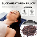 Ladyrosian Acupressure Set for Back and Neck Pain Relief, Muscle Relaxation Stress Relief Acupressure Mat and Pillow Set with Bag (Navy Blue)