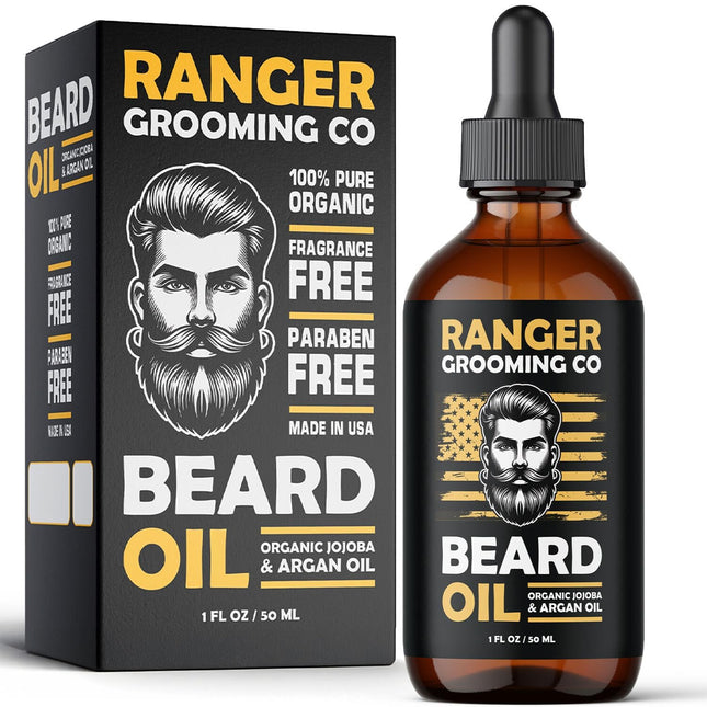 Leven Rose Beard Oil for Men and Beard Softener 100% Pure Natural for Bearded Me