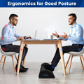 Foot Rest for under Desk at Work,Office Desk Accessories with Soft Foam and Washable Removable Cover, Foot Stool for Office, Car, Home to Foot