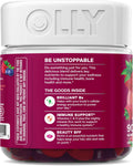 OLLY Women'S Multivitamin Gummy, Vitamins A, D, C, E, Biotin, Folic Acid, Adult Chewable Vitamin, Berry Flavor, 45 Day Supply - 90 Count