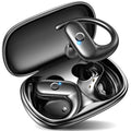 kurdene Wireless Earbuds Bluetooth Headphones with Secure Earhooks 60Hrs Black