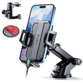 Upgraded 3-In-1 Car Phone Holder Mount [Powerful Suction] Phone Mount for Car Dashboard Air Vent Windshield Hands Free Mount, Cell Phone Car Mount