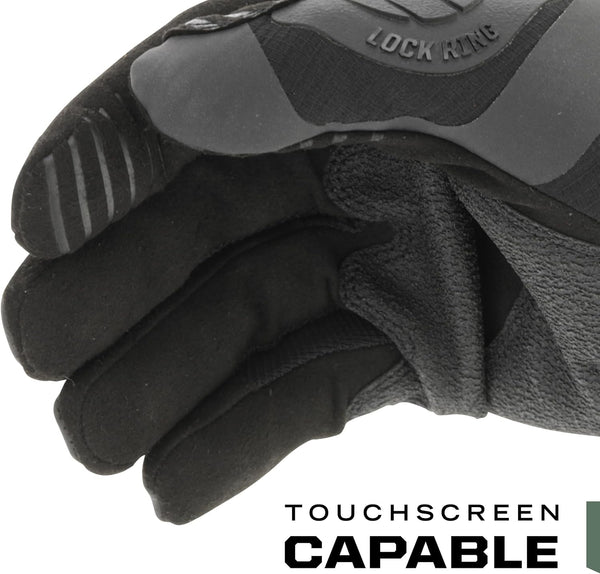 Mechanix Wear: M-Pact Covert Tactical Gloves with Secure Fit, Touchscreen Capable Safety Gloves for Men, Work Gloves with Impact Protection and