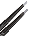 Eye Embrace Light Gray Eyebrow Pencils: Warm Betty & Cool Helen 2 Pack Bundle - Waterproof, Double-Ended Automatic Angled Tip & Spoolie Brush,