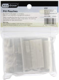 EZY DOSE Disposable Pill, Vitamin, and Daily Medicine Organizer Pouches, Zippered Seal Baggies, Pocket Sized and Travel Friendly, Easy to Use,