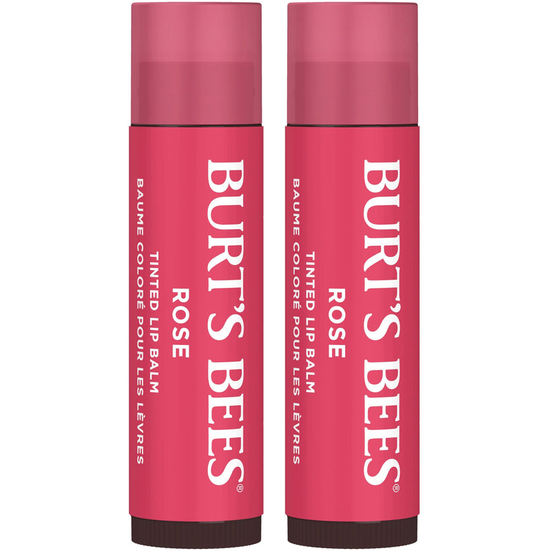 Burt's Bees Lip Tint Balm with Long Lasting 2 in 1 Duo Tinted Balm Formula, Color Infused with Deeply Hydrating Shea Butter for a Natural Looking