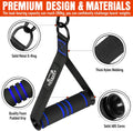Heavy Duty Exercise Handles, Gym Cable Handles for Cable Machine Attachments, D Handle Cable Attachments, Handles for Resistance Bands, Workout