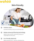LANON Protection wahoo Skin-Friendly Dishwashing Cleaning Gloves, Dishwashing Kitchen Gloves with Cotton Flocked Liner, Non-Slip, Surf Spray,