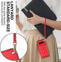Asuwish Phone Case for Samsung Galaxy S10 Plus Wallet Cover with RFID Blocking Credit Card Holder Wrist Crossbody Strap Lanyard Leather Cell