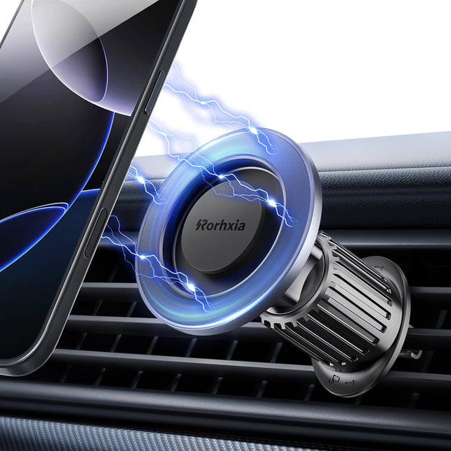 [Military-Grade] Magnetic Phone Holder for Car [Upgraded Strongest Magnet Power] Car Magnet Phone Mount, Air Vent Hands-