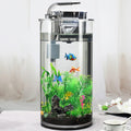 Fish Tank Accessories Aquarium Decorations Plants, 9Pcs Green Fish Tank Decorations Plants and Cave Rock Decoration Decor Set, Aquarium Decor