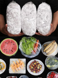 300PCS Elastic Food Covers Fresh Keeping Bags Disposable Stretchable Bowl Covers Universal Kitchen Wrap Seal Bags for Food Storage Bread Proofing