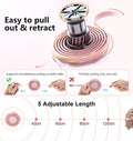 3-in-1 Retractable Multi Charging Cable, 100W Fast Charging USB-C/A to Lightning/USB-C/Micro USB Phone Charger Cord for iPhone 16/15, Samsung,