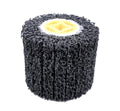 Strip and Clean Abrasive Drum Paint and Rust Remover, 40 Grit Wire Drawing Polishing Wheel for Metal Wood Surface Conditioning Clean Descale Welds