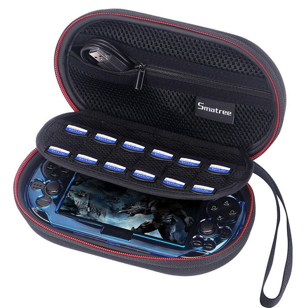 Smatree P100L Carrying Case Compatible for PS Vita 1000, PSV 2000, PS Vita PCH-2000,PSP 3000 with Cover (Console,Accessories and Cover NOT