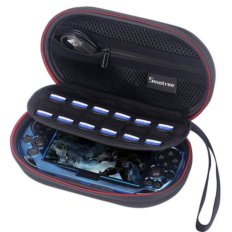 Smatree P100L Carrying Case Compatible for PS Vita 1000, PSV 2000, PS Vita PCH-2000,PSP 3000 with Cover (Console,Accessories and Cover NOT