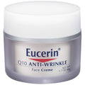 Eucerin Q10 Anti-Wrinkle Face Cream, Unscented Face Cream for Sensitive Skin, 1.7 Oz Jar 1.7 Ounce (Pack of 1)