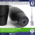 Indian Clubs - 1Lb, 2Lb and 3Lbs Pairs by Ultimate Body Press