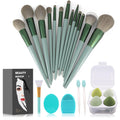 Koccido Makeup Brushes 22 Pcs Makeup Kit,Foundation Brush Eyeshadow Brush Make up Brushes Set (Green, 22 Piece Set) 22 Piece Set Green