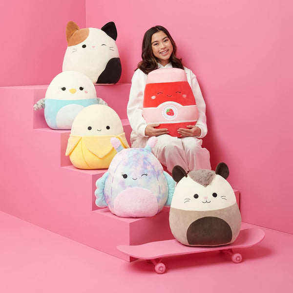 Squishmallows Original 12-Inch Olma Strawberry Cat - Official Jazwares Plush (Medium-Sized)