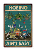 Artlunar Funny Garden Sign Outside Decor - Humorous Gardening Gift for Women Enthusiasts, 12" x 8" (980) Green