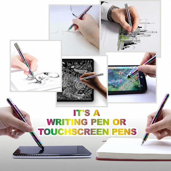 boncty Fidget Pen Sensory Toy, Novelty Fidget Toys Gifts for Teens Adults Colour