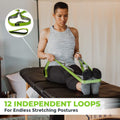 Gradient Fitness Stretching Strap for Physical Therapy, 12 Multi-Loop Stretch Strap 1" W x 8' L, Neoprene Handles, Physical Therapy Equipment,