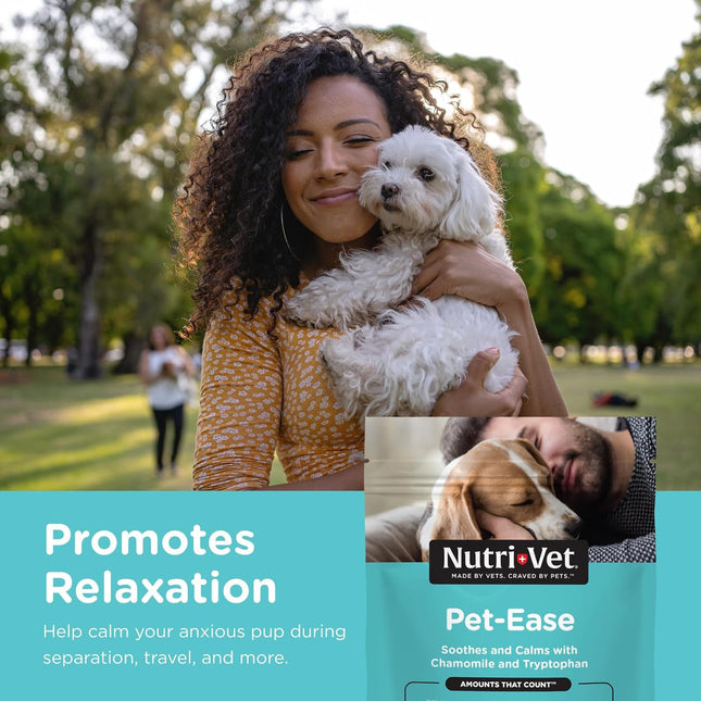 Nutri-Vet Calming Chews for Dogs, Dog Calming Chews, Chamomile, 6oz Pack of 1