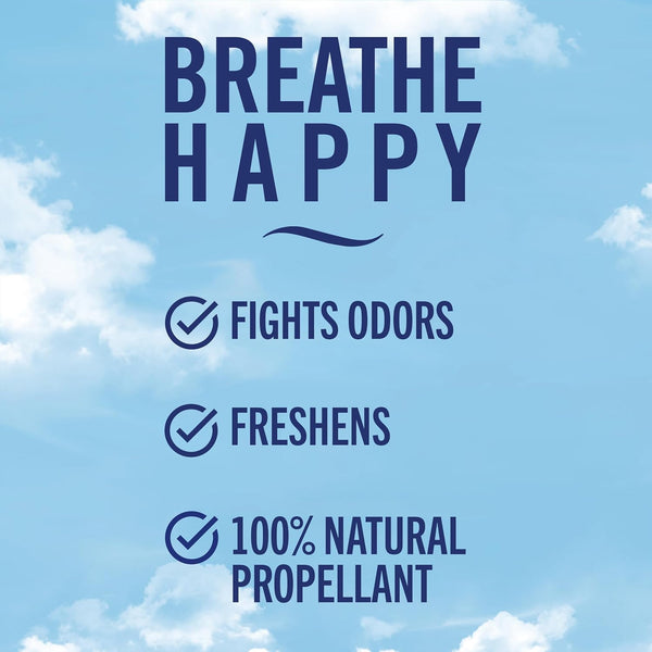Febreze Air Mist Air Freshener Spray, Odor-Fighting Room Spray, Air Fresheners for Home and Bathroom and Kitchen, Aerosol Can, Heavy Duty Crisp