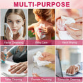 FACEMADE 60 Count XXL Face Towels Disposable 12" × 12" | 20% Larger and 20% More than Others | Lint-free and Odor-free | Soft and Clean, Perfect