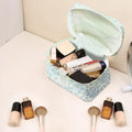 Large Makeup Bag, Cute Cosmetic Bag for Women Girls, Floral Coquette Aesthetic Toiletry Bag, Travel Make up Organizer Bag (BDLH)