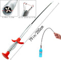 Drain Snake, Drain Clog Remover - Gutter Cleaning Tools Drain Cleaner for Toilet Sewer Shower Kitchen Bathroom Tub Clogged Drains Opener Cleaning