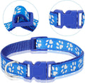 16 Pack Adjustable Puppy ID Collars - Soft Nylon Whelping Collars for Newborn Litter Puppy Pets Multicolor Series
