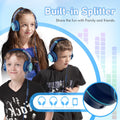 Kids Headphones with Safe 85Db/94Db Volume Limiter for Child/Teens, Foldable HD Stereo Sound Headset for Kindle Kids/Fire Tablet/Ipad/Laptop,