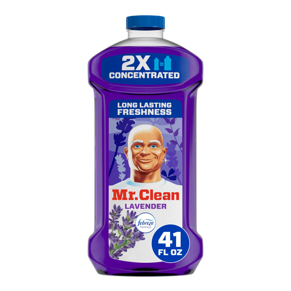 Mr. Clean All Purpose Cleaner, Floor Cleaner for Mopping Home, Bathroom, & Kitchen, Cleaning Liquid for Mop & Bucket, Cleaning Supplies,