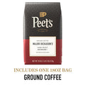 Peet's Coffee, Dark Roast Ground Coffee, 100% Arabica Coffee - Major Dickason's Blend 18 Ounce Bag Major Dickason's Blend 18 Ounce (Pack of 1)