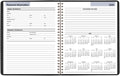 AT-A-GLANCE 2025 Planner, Weekly, 7" X 8-3/4", Medium, Block-Style, Dayminder, Black (G5350025)