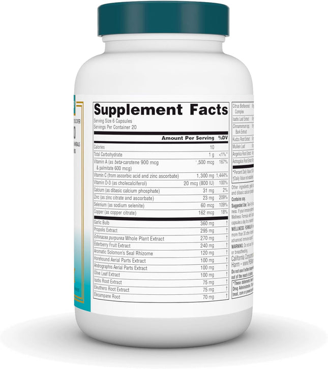 Source Naturals Wellness Formula Bio-Aligned Vitamins & Herbal Defense for Advan