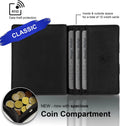 West - RFID Wallet with Coin Pouch + Gift Packaging - Compact & Small Magic Money Wallet - Extra Strong Money Bands