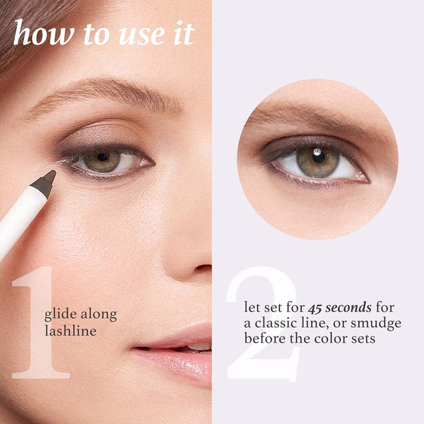 Julep When Pencil Met Gel Eyeliner – Waterproof, Long-Lasting, Smudge-Proof Liner for Everyday to Night Looks, Fig Shimmer 18 Fig Shimmer