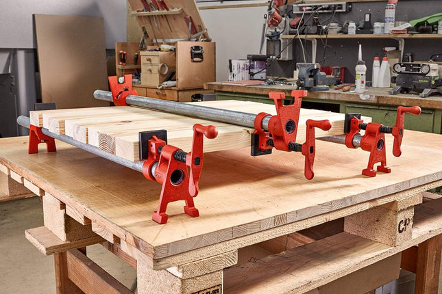 Bessey BPC-H34, 3/4-In. H Style Pipe Clamps - Incredibly Versatile, Easy to Asse