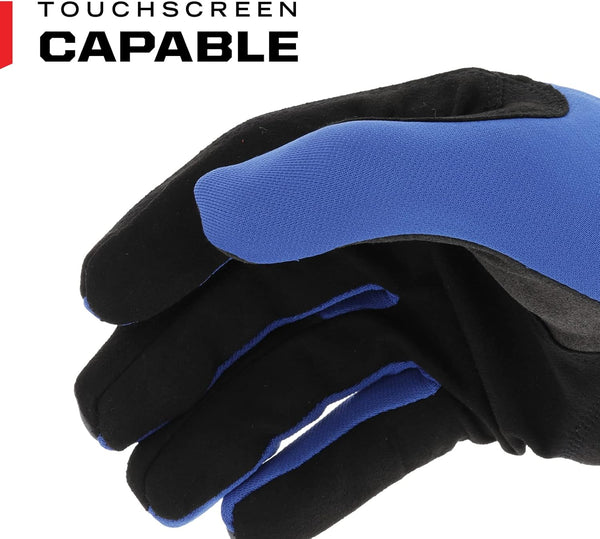 Mechanix Wear: Fastfit Work Glove with Elastic Cuff for Secure Fit, Performance Gloves for Multi-Purpose Use, Touchscreen Capable Safety Gloves