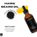 Premium Beard Oil Conditioner & Softener - Oriental Knight- 2 Ounce - Beard Itch and Dry Skin Relief - Handcrafted from Natural Ingredients - Made